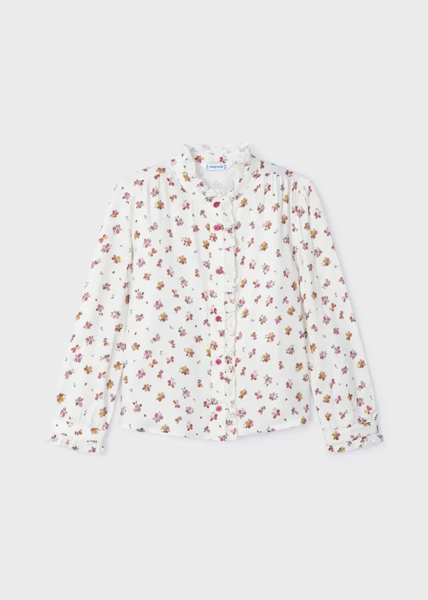 Mayoral Blusa estampada folho menina