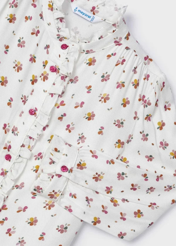 Mayoral Blusa estampada folho menina