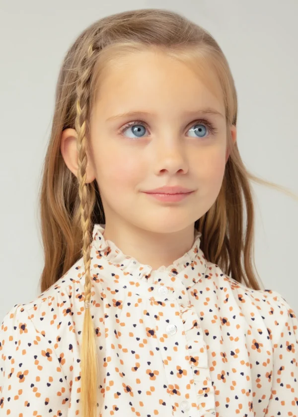 Mayoral Blusa estampada folho menina