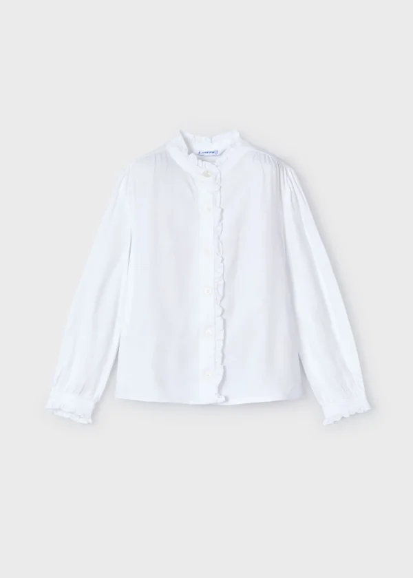 Mayoral Blusa folhos menina