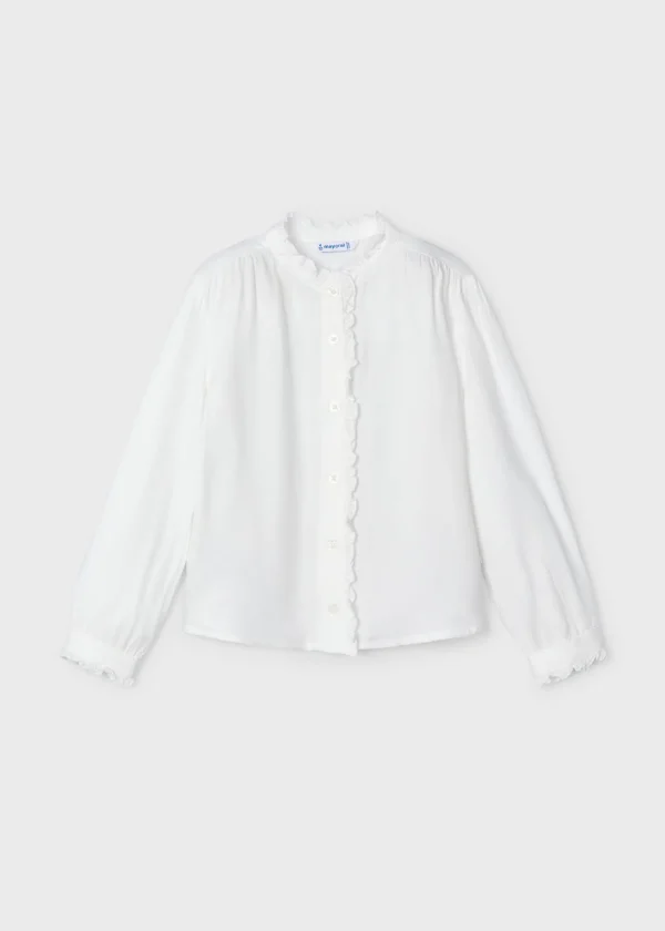 Mayoral Blusa folhos menina