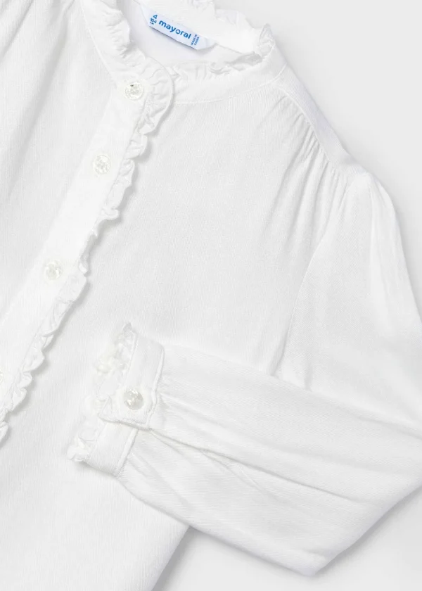 Mayoral Blusa folhos menina
