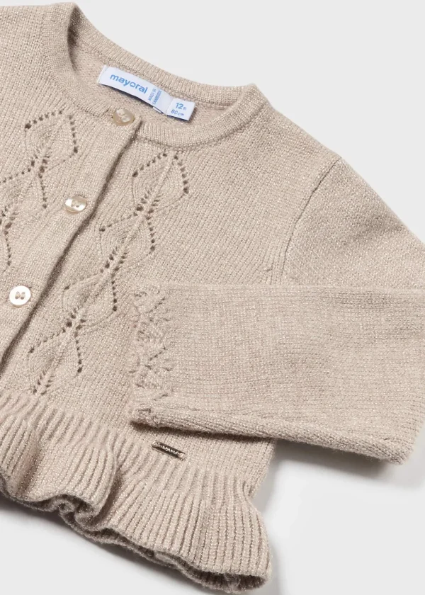 Mayoral Bolero folho tricot bebé