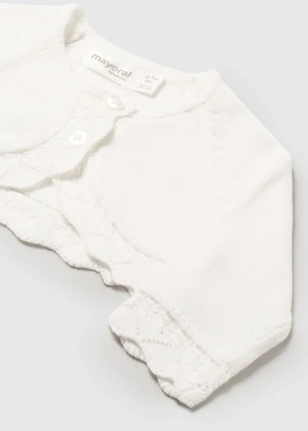 Mayoral Bolero tricot recém nascido