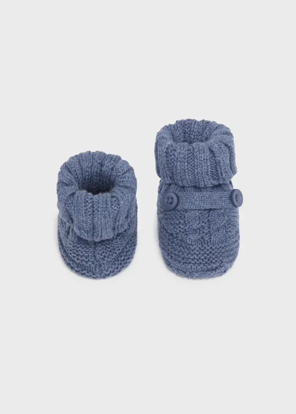 Mayoral Botinhas tricot recém nascido