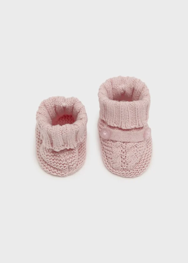 Mayoral Botinhas tricot recém nascido
