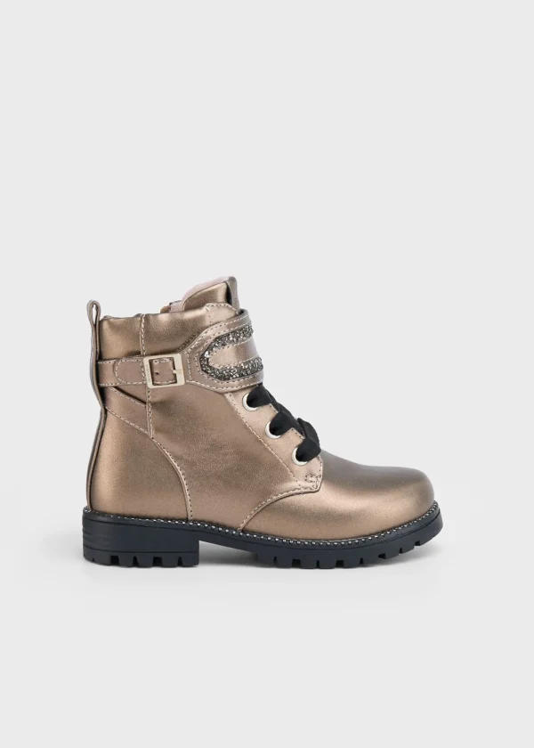 Mayoral Botins biker brilhos menina