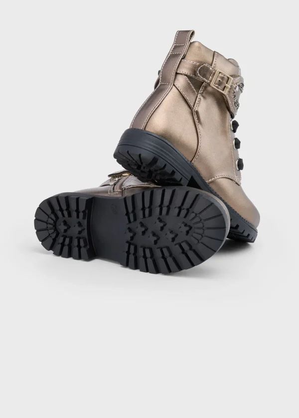 Mayoral Botins biker brilhos menina