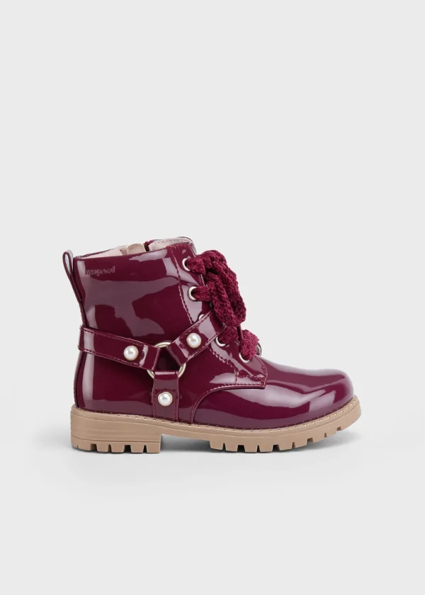 Mayoral Botins biker charol menina