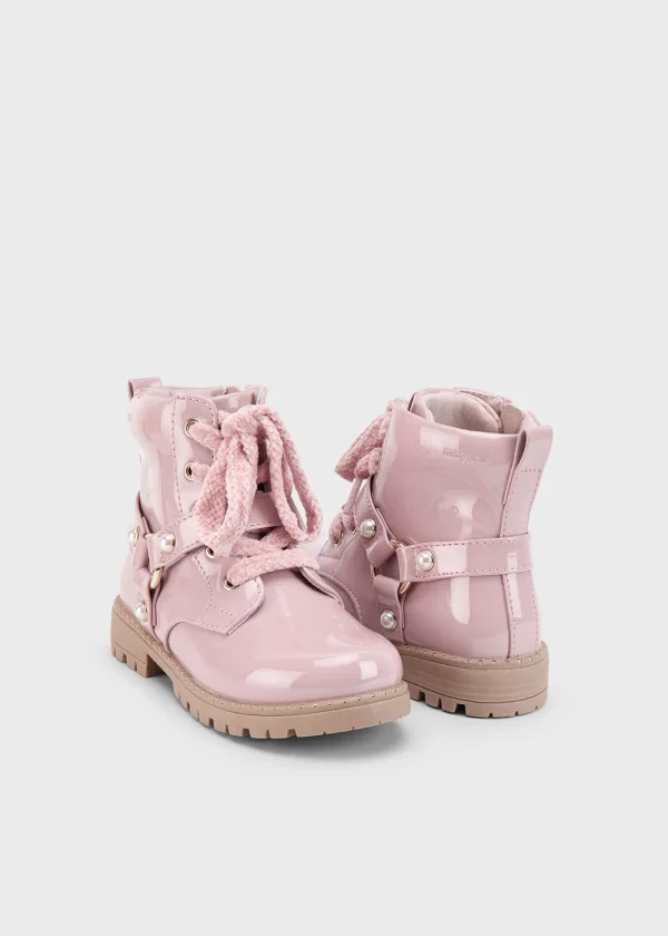 Mayoral Botins biker charol menina