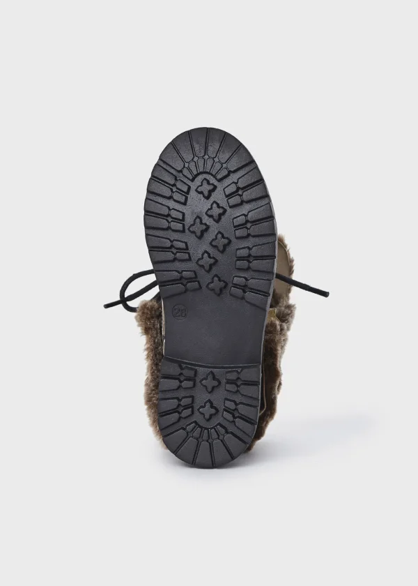 Mayoral Botins biker forro pelo menina