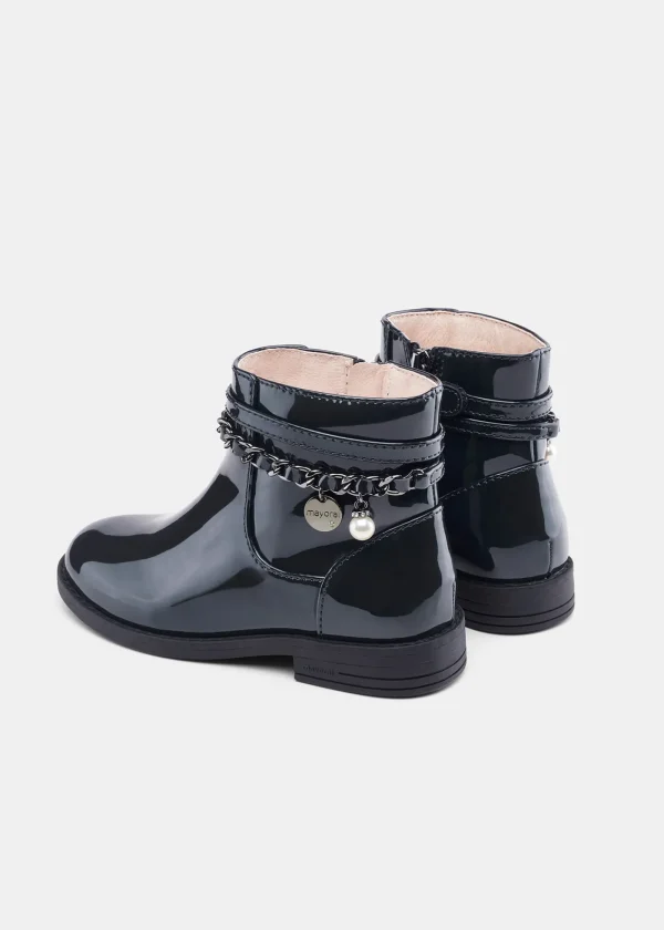 Mayoral Botins charol corrente menina