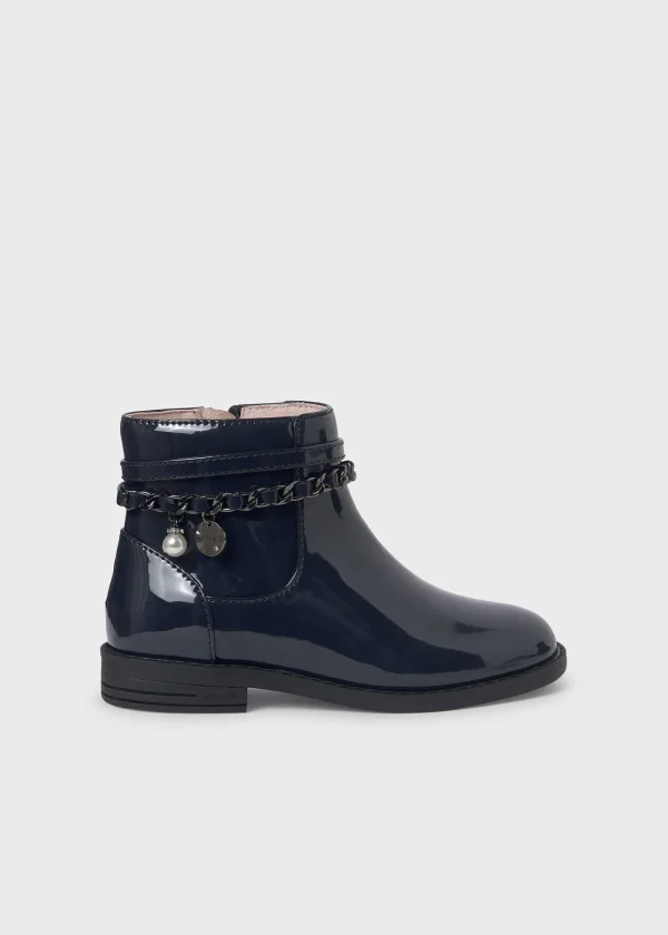 Mayoral Botins charol corrente menina