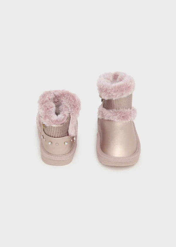 Mayoral Botins metalizado lantejoulas bebé