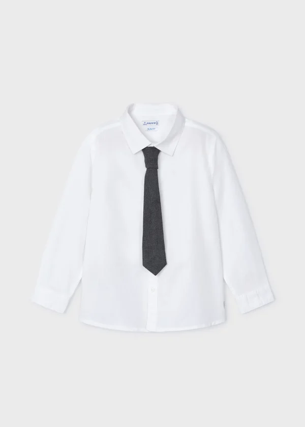 Mayoral Camisa com gravata menino