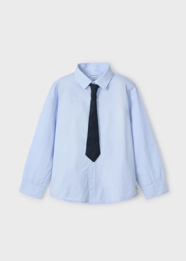 Mayoral Camisa com gravata menino