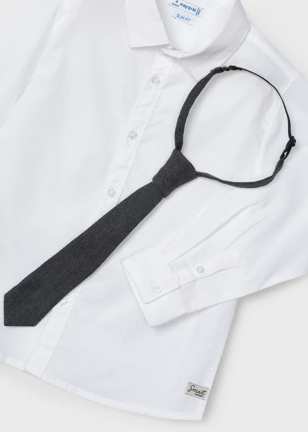 Mayoral Camisa com gravata menino