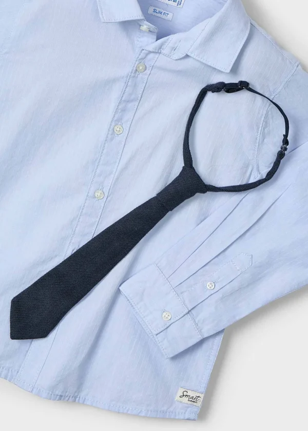 Mayoral Camisa com gravata menino