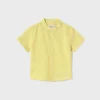 Mayoral Camisa gola mao com linho bebé