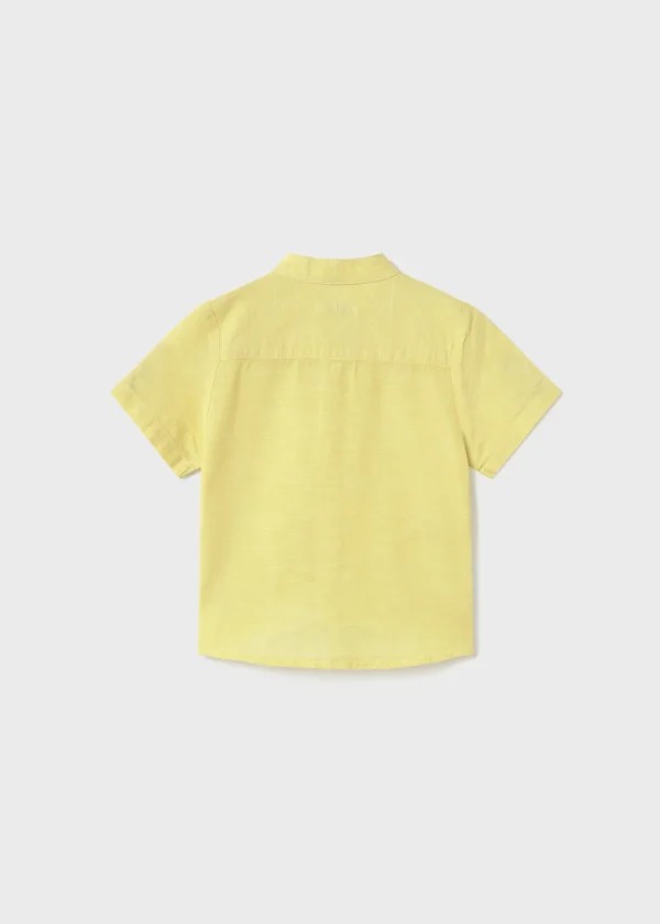 Mayoral Camisa gola mao com linho bebé