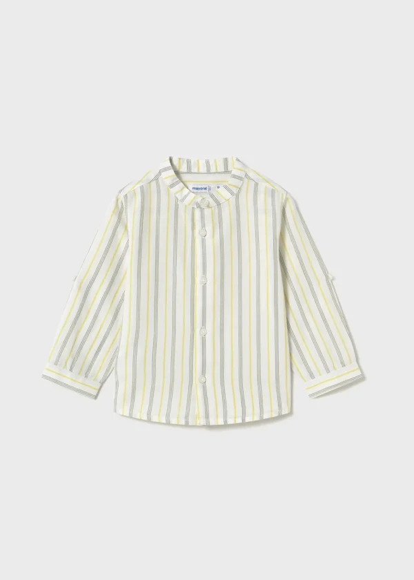 Mayoral Camisa manga comprida gola mao bebé