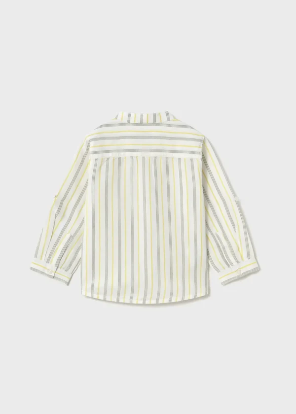Mayoral Camisa manga comprida gola mao bebé