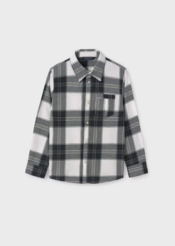 Mayoral Camisa quadrados flanela rapaz