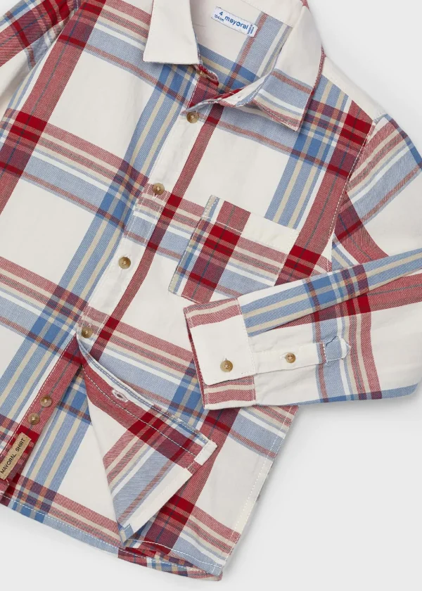 Mayoral Camisa quadrados menino