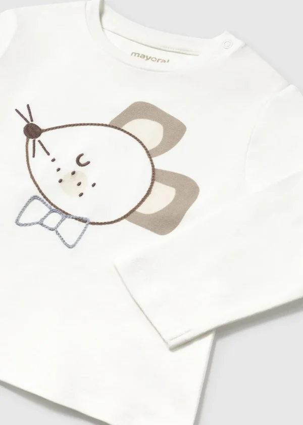 Mayoral Camisola aplique ratinho bebé