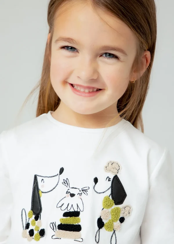 Mayoral Camisola bordados menina