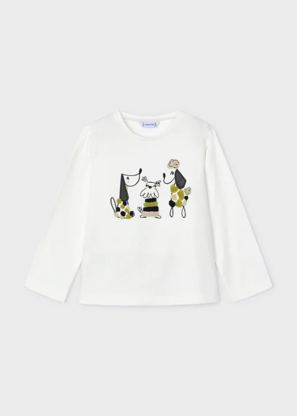Mayoral Camisola bordados menina