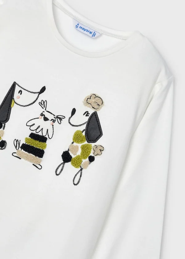 Mayoral Camisola bordados menina