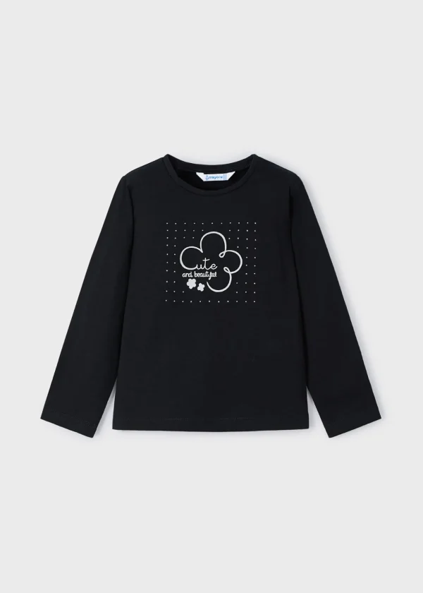 Mayoral Camisola básica flor menina