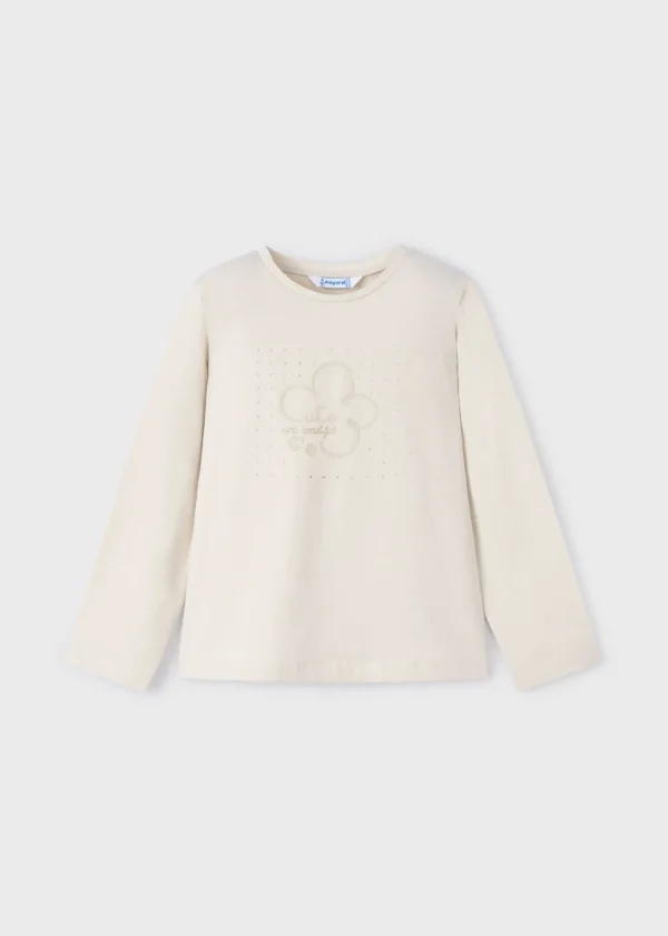 Mayoral Camisola básica flor menina