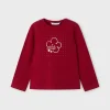 Mayoral Camisola básica flor menina