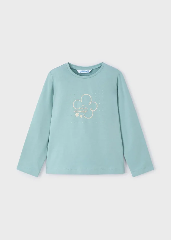 Mayoral Camisola básica flor menina
