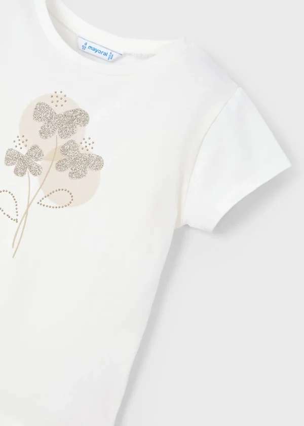 Mayoral Camisola básica flores menina