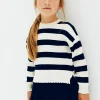 Mayoral Camisola canelada riscas menina