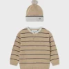 Mayoral Camisola com gorro bebé
