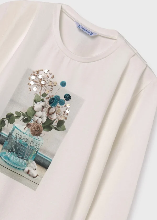 Mayoral Camisola detalhe lantejoulas rapariga