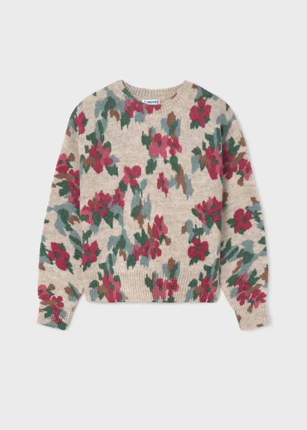 Mayoral Camisola estampada flores rapariga