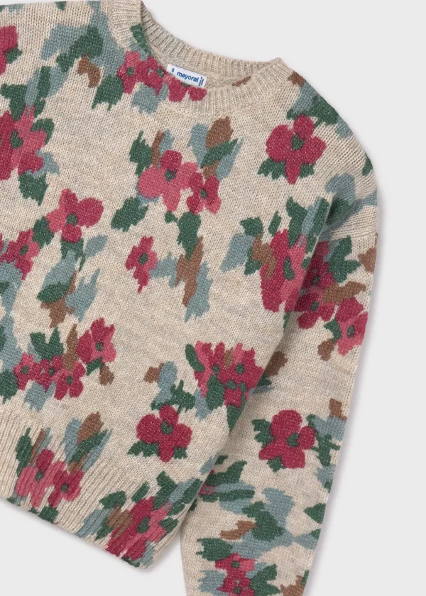 Mayoral Camisola estampada flores rapariga