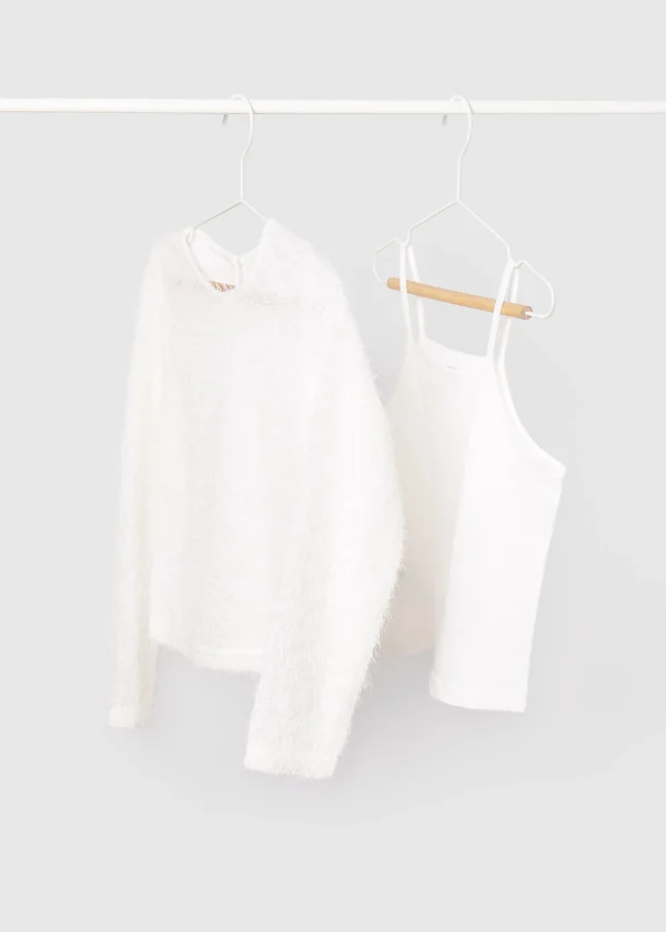 Mayoral Camisola fantasia com top interior rapariga
