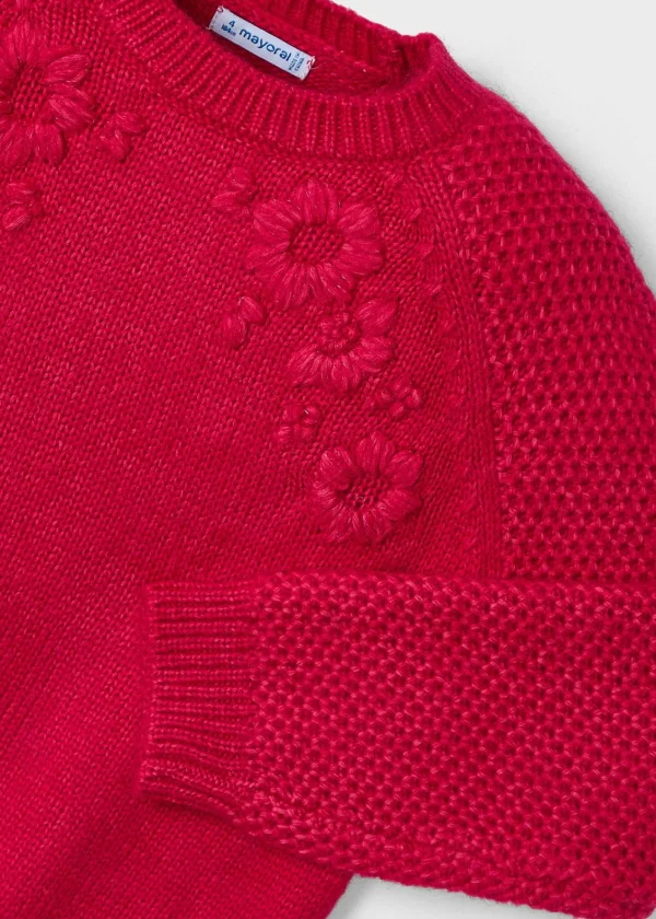 Mayoral Camisola flores bordadas menina
