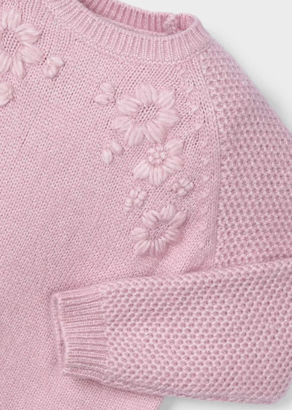 Mayoral Camisola flores bordadas menina