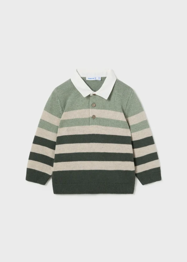Mayoral Camisola gola polo bebé