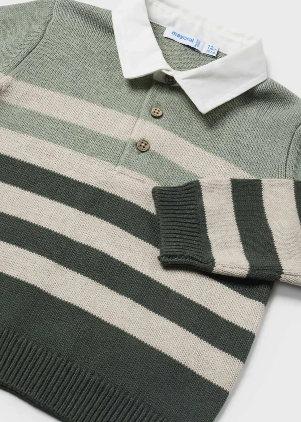 Mayoral Camisola gola polo bebé
