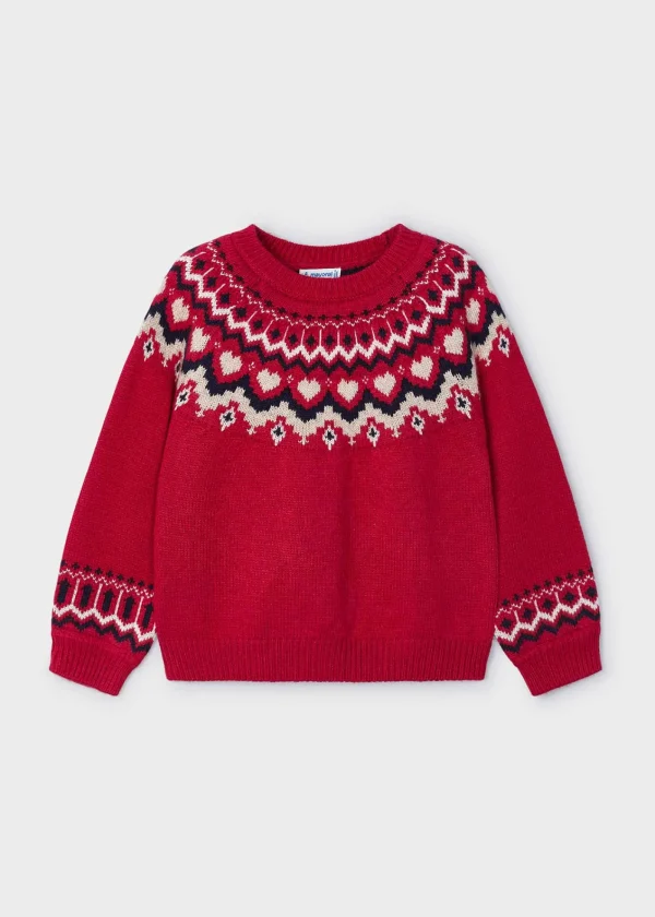 Mayoral Camisola jacquard menina