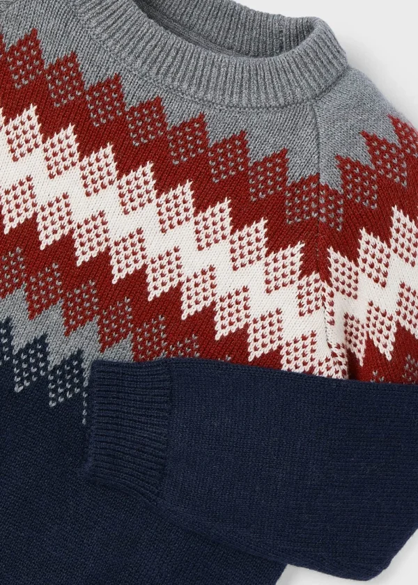 Mayoral Camisola jacquard posicionado menino
