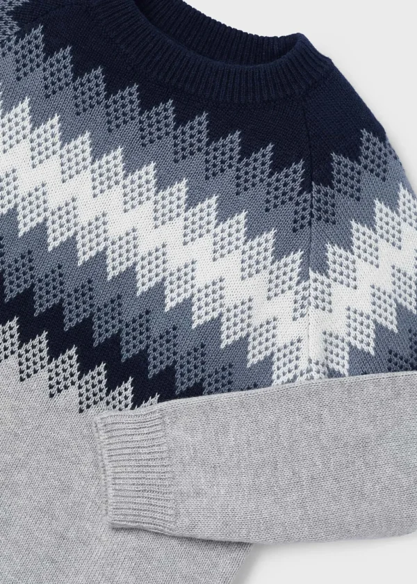 Mayoral Camisola jacquard posicionado menino